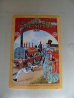 Wandplaat Hollandsche Spoorwegen, Trein, N.v.t., Ophalen of Verzenden, Zo goed als nieuw