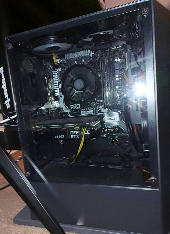 Gaming pc met rtx 3060, 32 gb ram en een amd ryzen 5, Computers en Software, Desktop Pc's, Zo goed als nieuw, 3 tot 4 Ghz, SSD