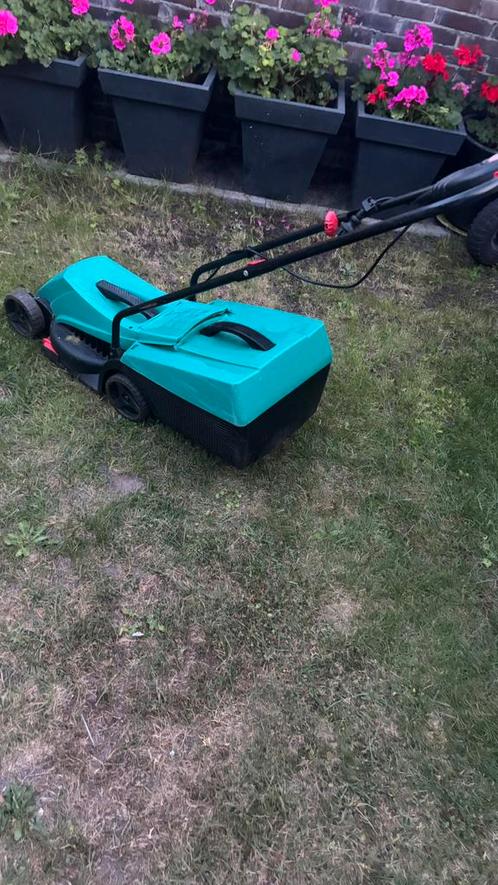 Elektrische grasmaaier, Tuin en Terras, Grasmaaiers, Gebruikt, Elektrische grasmaaier, 30 t/m 39 cm, Cirkelmaaier, Elektrische starter