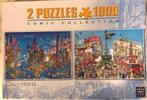 Puzzel 2x1000 st; Crazy World en Piccadilly Circus. King pzl, Ophalen of Verzenden, Meer dan 1500 stukjes, Zo goed als nieuw, Legpuzzel