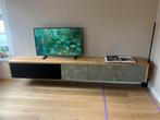 Eiken plank voor op BESTA tv meubel, 300x40, Ophalen, Eikenhout, Zo goed als nieuw, 200 cm of meer
