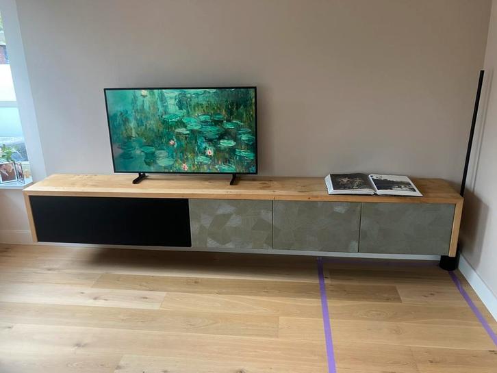 Eiken plank voor op BESTA tv meubel, 300x40, Huis en Inrichting, Kasten | Televisiemeubels, Zo goed als nieuw, Minder dan 100 cm