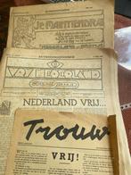 Bevrijdingsdag kranten wo2, Verzamelen, Militaria | Tweede Wereldoorlog, Ophalen of Verzenden, Overige soorten, Nederland, Boek of Tijdschrift