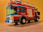 Lego City brandweerauto brandweertruck 60002, Kinderen en Baby's, Speelgoed | Duplo en Lego, Ophalen of Verzenden, Gebruikt, Complete set