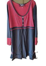 Ultimate Mik's tricot jurk rood/zwart - Mt XXXL=50, Kleding | Dames, Nieuw, Ophalen of Verzenden, Ultimate Mik, Jurk