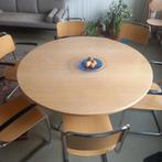 Ronde Thonet tafel model S1052 (jaren 70), Huis en Inrichting, Tafels | Eettafels, 100 tot 150 cm, 100 tot 150 cm, Rond, Modern Antiek ( jaren 70 ontwerp)