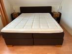 Perfecte Lund Boxspring 180x220 (Eastborne), Ophalen, Bruin, Tweepersoons, Zo goed als nieuw