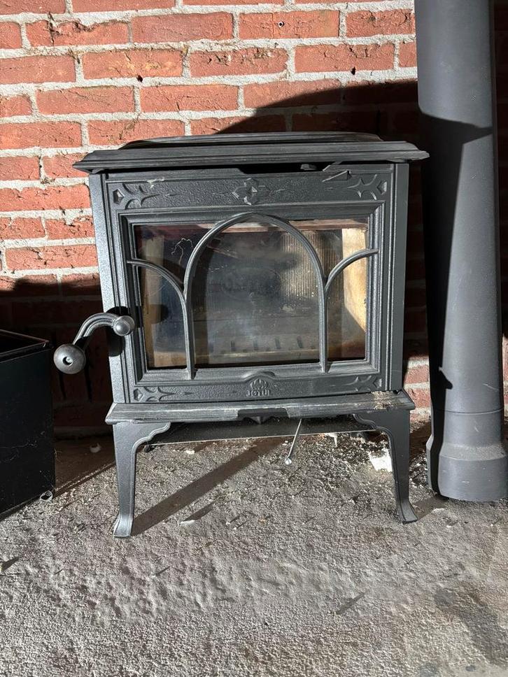 Jøtul F100 ECO Houtkachel - Klassiek Design, Huis en Inrichting, Kachels, Gebruikt, Vrijstaand, Houtkachel, Hout, Ophalen