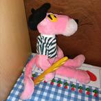 Vintage Franse Pink Panther knuffel met stokbrood Alpinopet, Ophalen of Verzenden