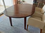 Uitschuifbare eikenhouten 6 persoons eettafel 170/220 cm, Huis en Inrichting, Tafels | Eettafels, Ophalen, 100 tot 150 cm, Klassiek