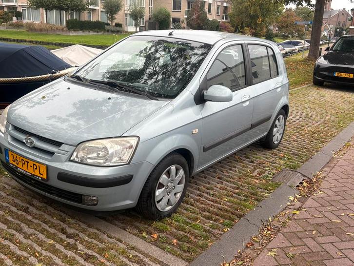Hyundai Getz 1.3 5DRS AUT 2004 Blauw, Auto's, Hyundai, Particulier, Getz, Benzine, D, Hatchback, Automaat, Origineel Nederlands