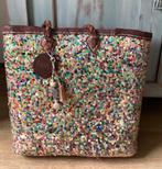 Prachtige Ibiza tas Habibah shopper schoudertas paillet, Ophalen of Verzenden, Zo goed als nieuw