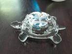 Glazen schildpad vintage beeldje 7cm zgan, Verzamelen, Beelden en Beeldjes, Ophalen of Verzenden, Zo goed als nieuw, Dier