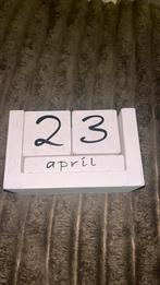 Houten dag kalender, Diversen, Kalenders, Ophalen of Verzenden, Zo goed als nieuw