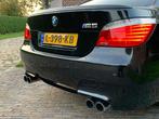 BMW E60 M5 V10, Auto's, Automaat, Achterwielaandrijving, Zwart, Navigatiesysteem