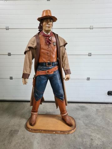 Cowboy,Cowboy beelden,lifesize beelden,levensgrote beelden,  beschikbaar voor biedingen