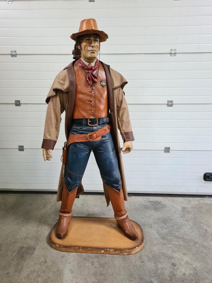 Cowboy,Cowboy beelden,lifesize beelden,levensgrote beelden,, Verzamelen, Beelden en Beeldjes, Gebruikt, Ophalen