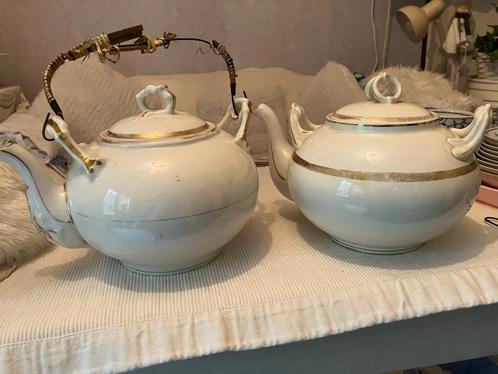 2 chocolade potten, Antiek en Kunst, Curiosa en Brocante, Ophalen of Verzenden