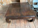 Voor weinig, Opiumtafel 100x100 cm, Huis en Inrichting, Tafels | Salontafels, Ophalen, Gebruikt, Vierkant, Minder dan 50 cm