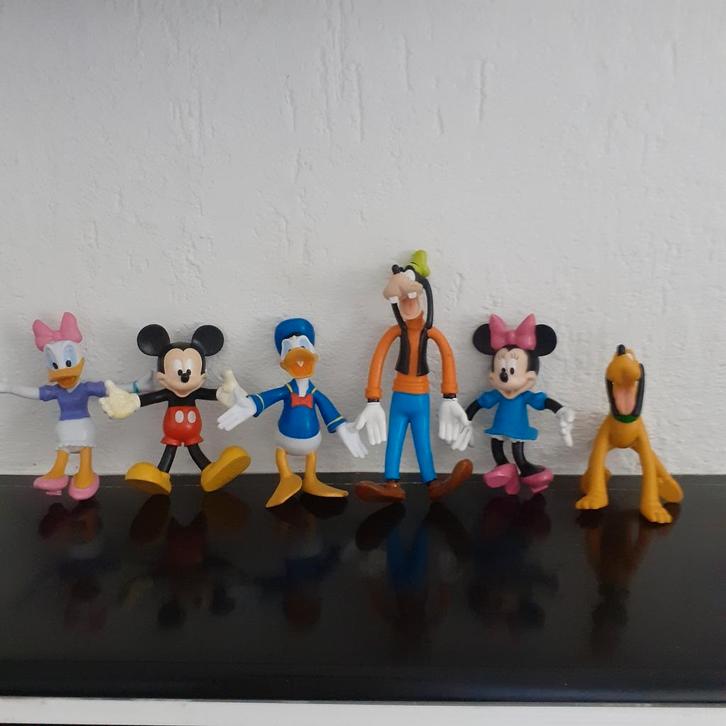Disney flexibele figuren poppetjes, Verzamelen, Poppetjes en Figuurtjes, Zo goed als nieuw, Ophalen of Verzenden