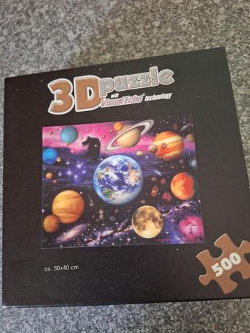 Puzzel 3D visuele echo 500 stuks 50 x 40 beschikbaar voor biedingen