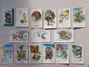 Kerst- en Gelukkig Nieuwjaarskaarten `5x beschikbaar voor biedingen