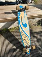 Longboard - blauw, Ophalen of Verzenden, Zo goed als nieuw, Skateboard, Longboard