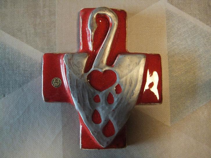 kruis keramiek, Antiek en Kunst, Antiek | Keramiek en Aardewerk, Ophalen of Verzenden