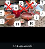 Bloempotten alles weg voor €8 anders €1 p.s., Ophalen, Gebruikt, Rond, Tuin