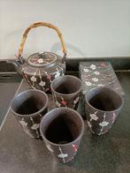 Vintage Tiger theeset. Theepot, mokken, schaaltjes. Keramiek, Antiek en Kunst, Antiek | Keramiek en Aardewerk, Ophalen