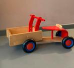 Retro Houten Kinder Bakfiets, Kinderen en Baby's, Speelgoed | Houten speelgoed, Ophalen, Gebruikt, Rij- of Hobbelspeelgoed