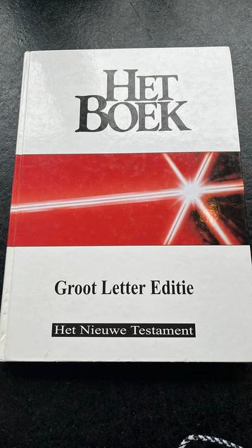 Het Boek, het nieuwe testament. Groot letter editi. beschikbaar voor biedingen