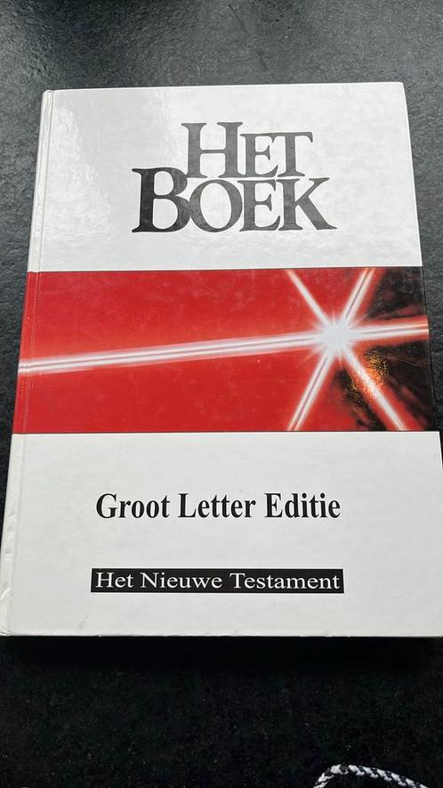 Het Boek, het nieuwe testament. Groot letter editi., Boeken, Godsdienst en Theologie, Zo goed als nieuw, Christendom | Protestants