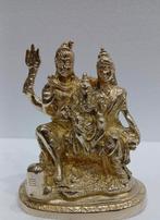 ️ Shiva, Parvati & Ganesha Beeld – Messing / Goudkleurig, Ophalen of Verzenden, Nieuw