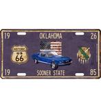 Amerikaanse kentekenplaat licence plate Ford Oklahoma, Verzamelen, Nieuw, Auto's, Ophalen of Verzenden