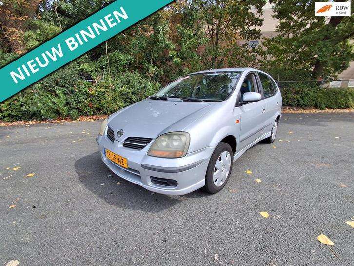 Nissan Almera Tino 1.8 Ambience LEUKE AUTO RIJDT EN SCHAKELT, Auto's, Nissan, Bedrijf, Te koop, Almera Tino, ABS, Airbags, Airconditioning