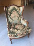 Vintage Engelse hang oor fauteuil. Met luxe stofering, Ophalen