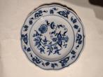 Blue Danube gebaksbordje blauw decor doorsnee 17 cm, Antiek en Kunst, Ophalen