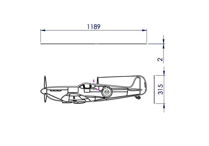 Spitfire Wanddecoratie - Vliegtuig Decoratie, Huis en Inrichting, Woonaccessoires | Wanddecoraties, Nieuw, Ophalen
