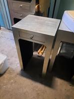 Zilveren Kastjes - Gebruikte Staat, Huis en Inrichting, Slaapkamer | Nachtkastjes, Gebruikt, Minder dan 45 cm, Metaal of Aluminium