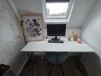 Bureau wit, Huis en Inrichting, Ophalen, Zo goed als nieuw, Bureau
