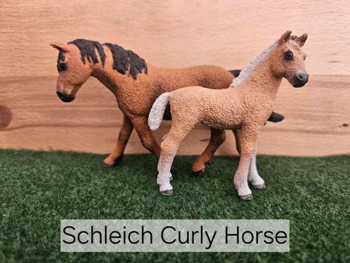 Schleich Curly Horse, Verzamelen, Dierenverzamelingen, Beeldje of Figuurtje, Paard, Ophalen of Verzenden