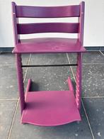 Paarse Tripp Trapp kinderstoel, Kinderen en Baby's, Kinderstoelen, Ophalen, Gebruikt, Meegroeistoel