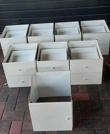 7x  ladekast , 3x deur voor ikea kallax Vakkenkast  beschikbaar voor biedingen