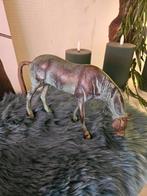 Antiek Bronzen Paardenbeeldje met Patina, Antiek en Kunst, Kunst | Beelden en Houtsnijwerken, Ophalen of Verzenden