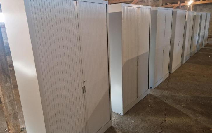 roldeurkasten archiefkasten stalen kast, Huis en Inrichting, Kasten | Roldeurkasten en Archiefkasten, Gebruikt, 150 tot 200 cm
