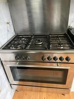 5 pits  gasfornuis met elektrische oven, Witgoed en Apparatuur, 60 cm of meer, 5 kookzones of meer, Vrijstaand, 85 tot 90 cm