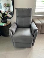 Moderne Fauteuil relaxstoel grijs, Ophalen, 75 tot 100 cm, Zo goed als nieuw, 50 tot 75 cm
