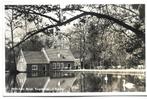 B6 Beek Gem Bergh  bergmeertje 't Peeske  met zwaan, Ophalen of Verzenden, 1940 tot 1960, Gelopen, Gelderland