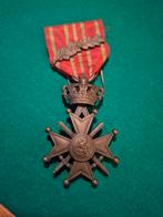 Belgische Oorlogskruis (Croix de Guerre) 1914-1918, Ophalen of Verzenden, Landmacht, Overige gebieden, Lintje, Medaille of Wings